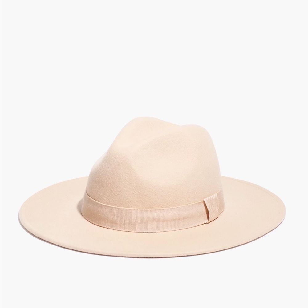 Madewell x biltmore shapes felt hat tawny sand